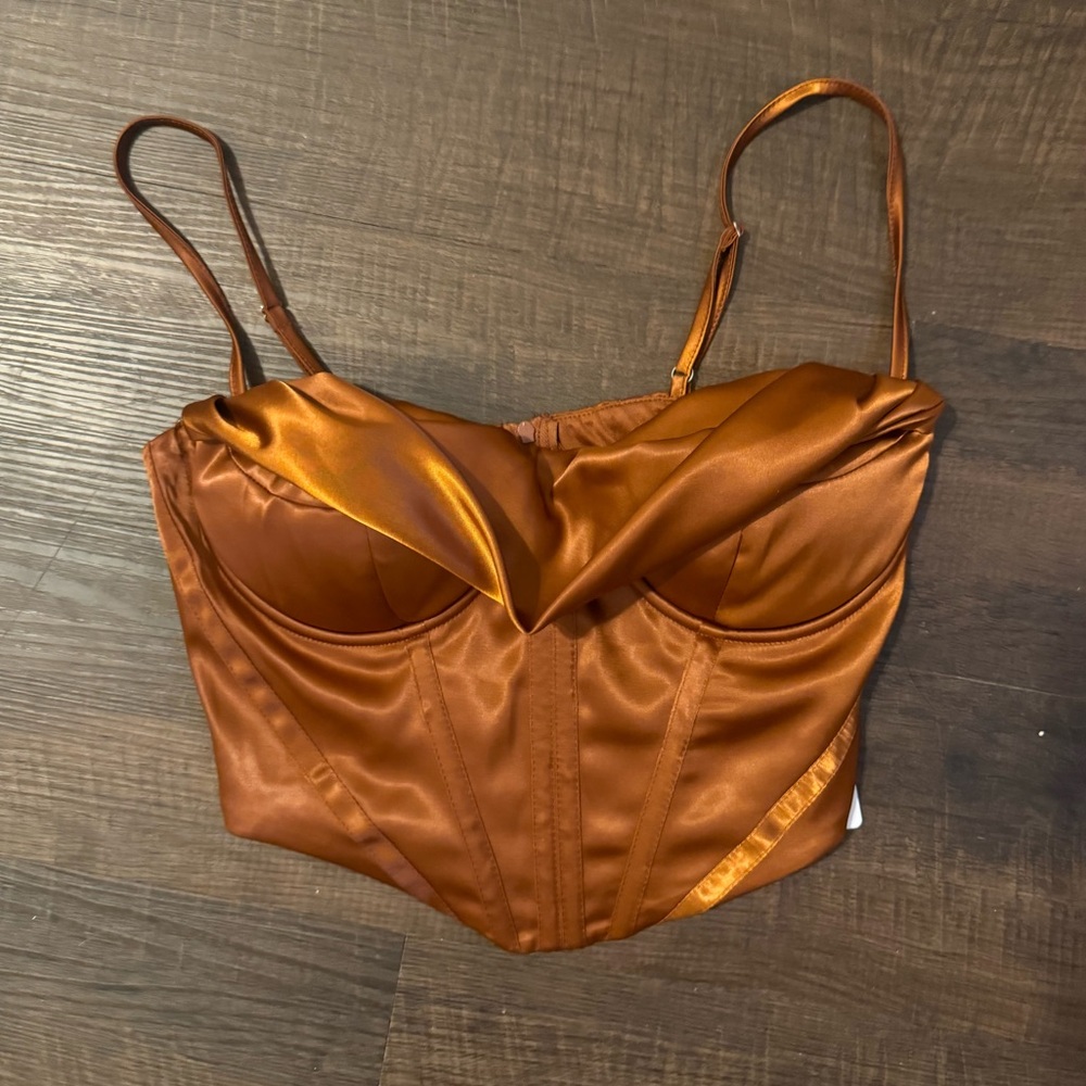 Copper Corset Top - Size XS